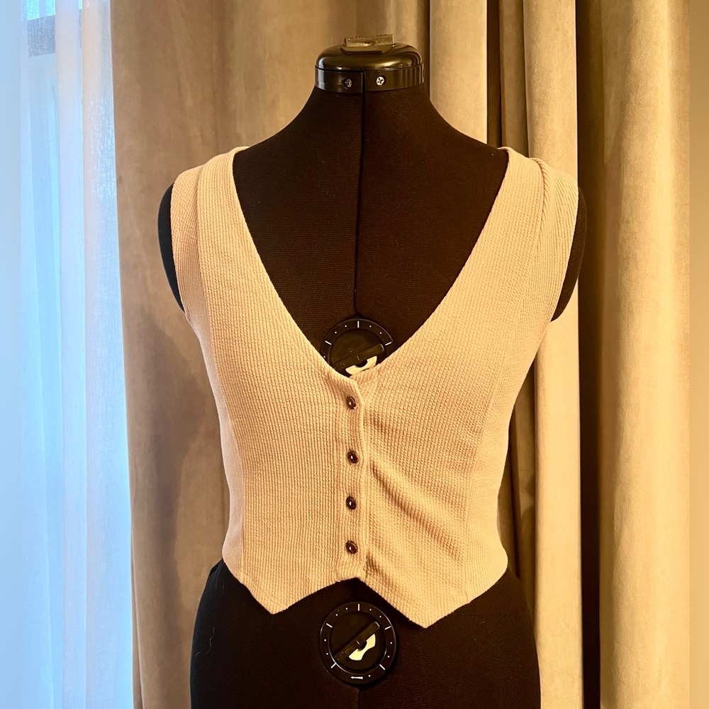Free People Beach Roxanne vest tank NWOT XS
